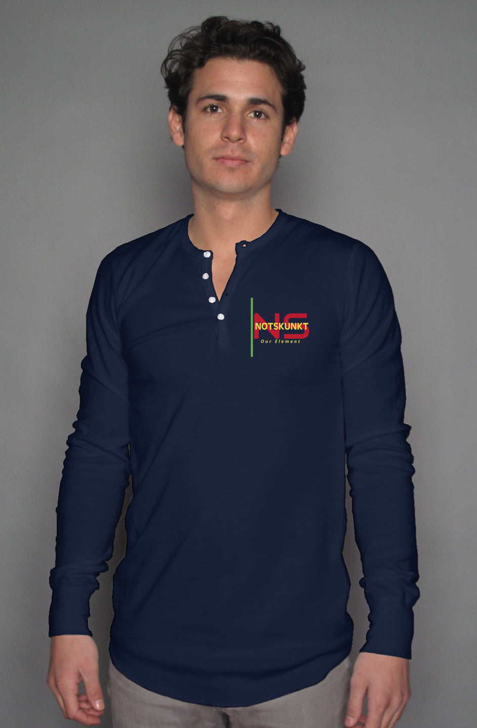 long sleeve henley