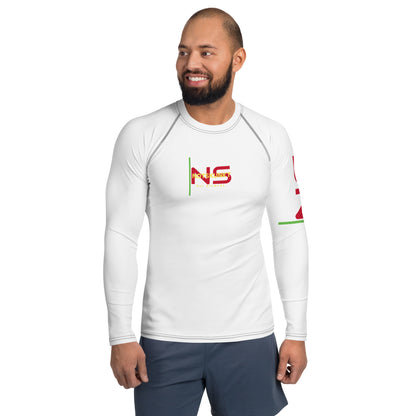 Men's Embroidered Rash Guard