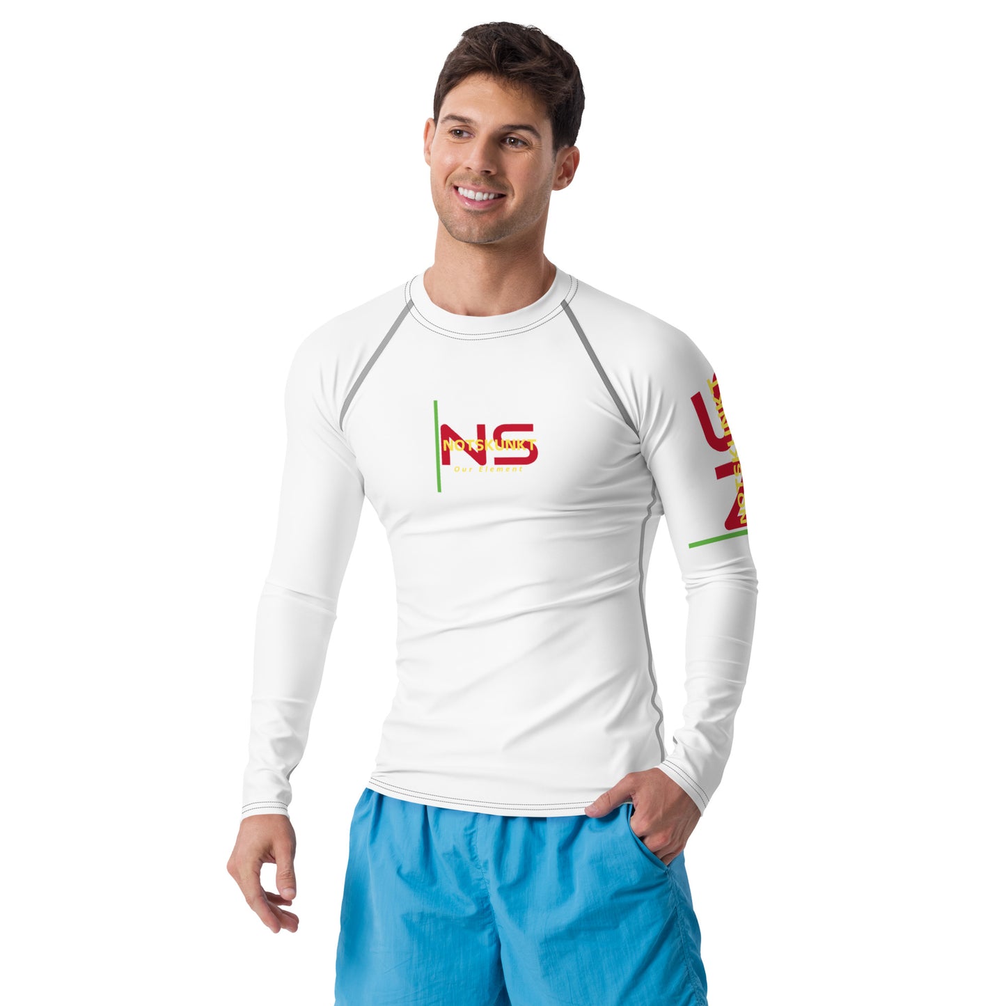 Men's Embroidered Rash Guard