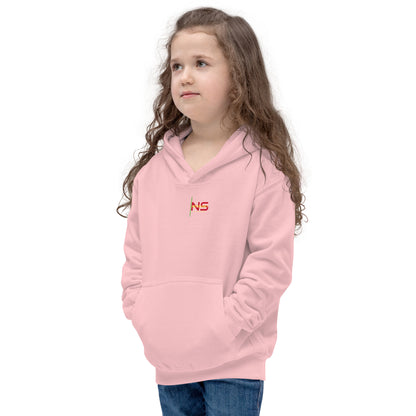 Kids Embroidered Hoodie Front & Back Logo