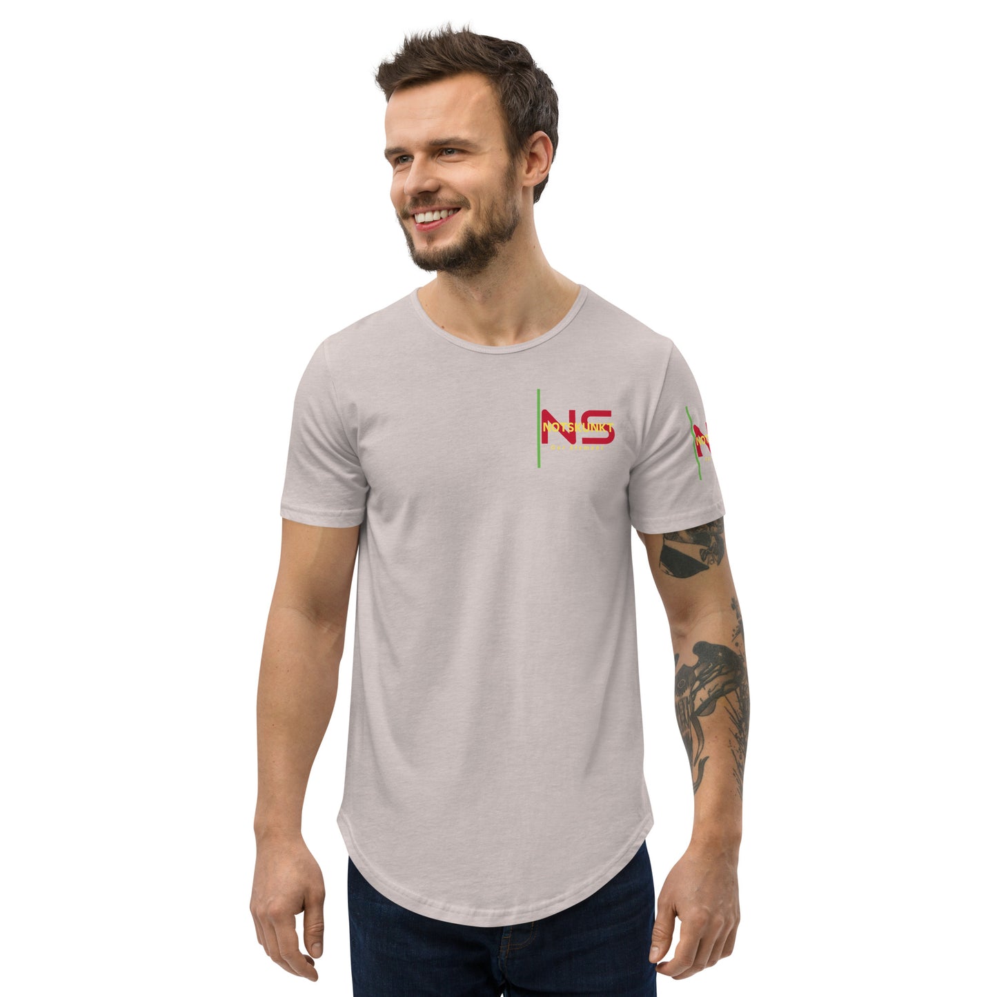 Men's Curved Hem T-Shirt