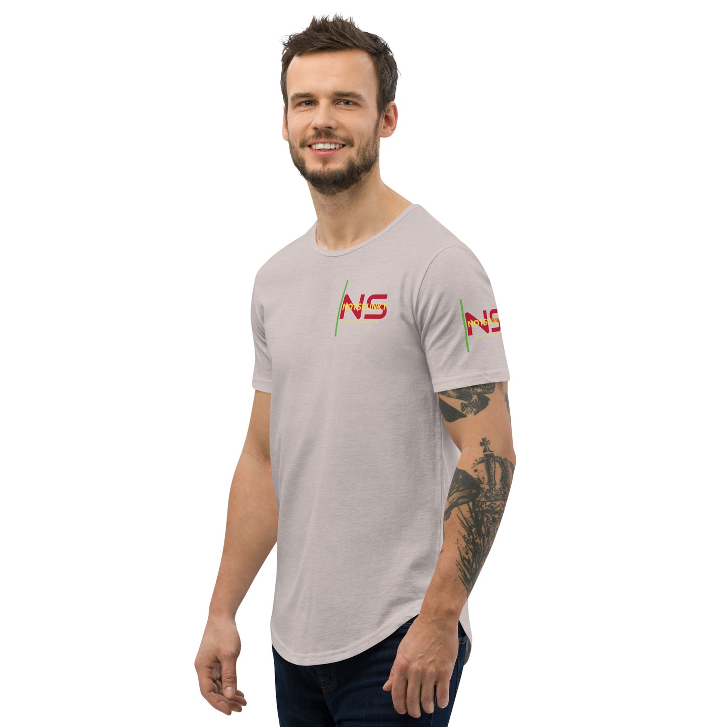 Men's Curved Hem T-Shirt