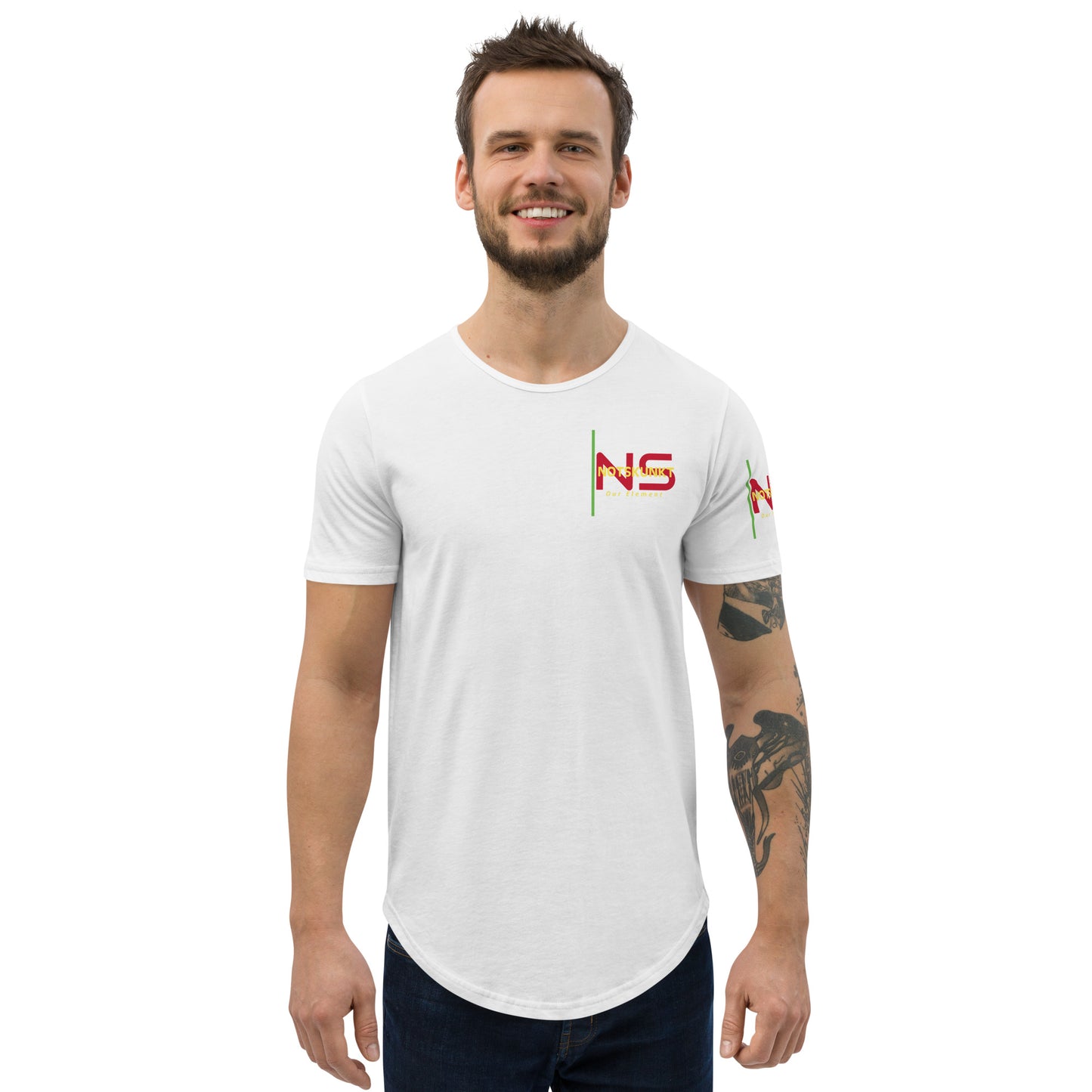 Men's Curved Hem T-Shirt