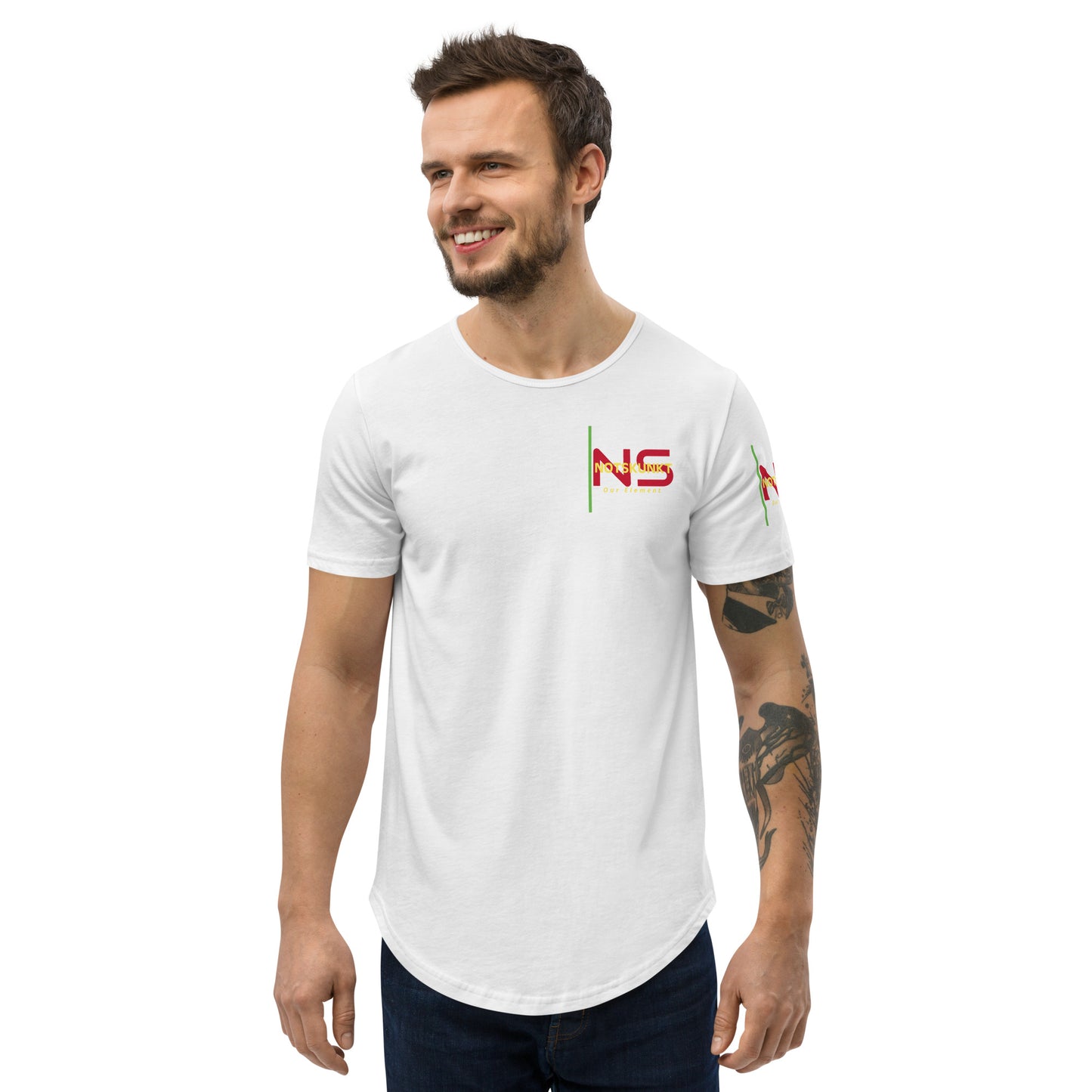 Men's Curved Hem T-Shirt