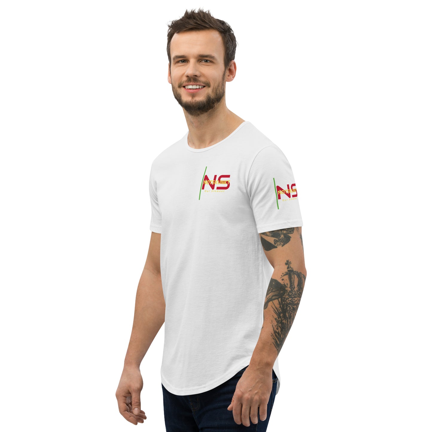 Men's Curved Hem T-Shirt