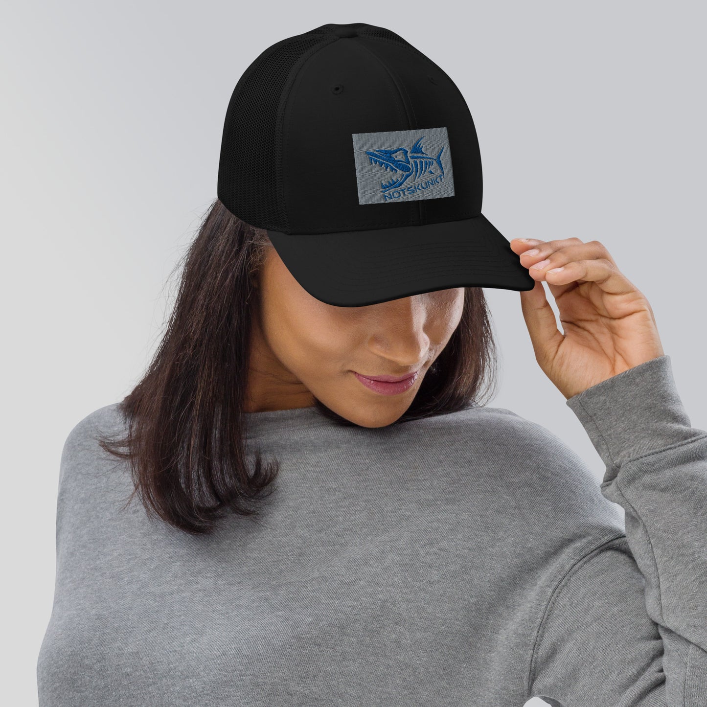 Trucker Cap Fish Logo