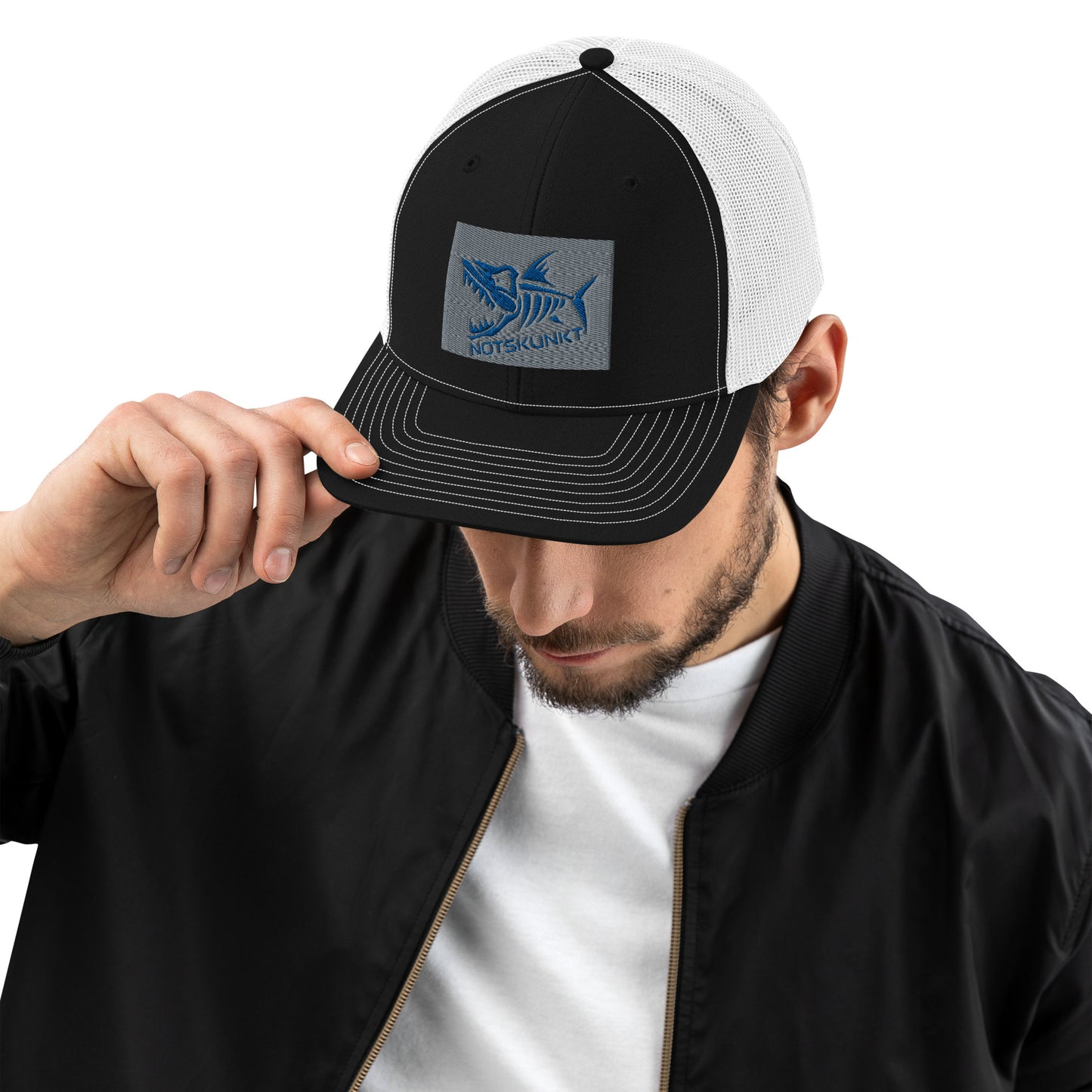 Trucker Cap Fish Logo