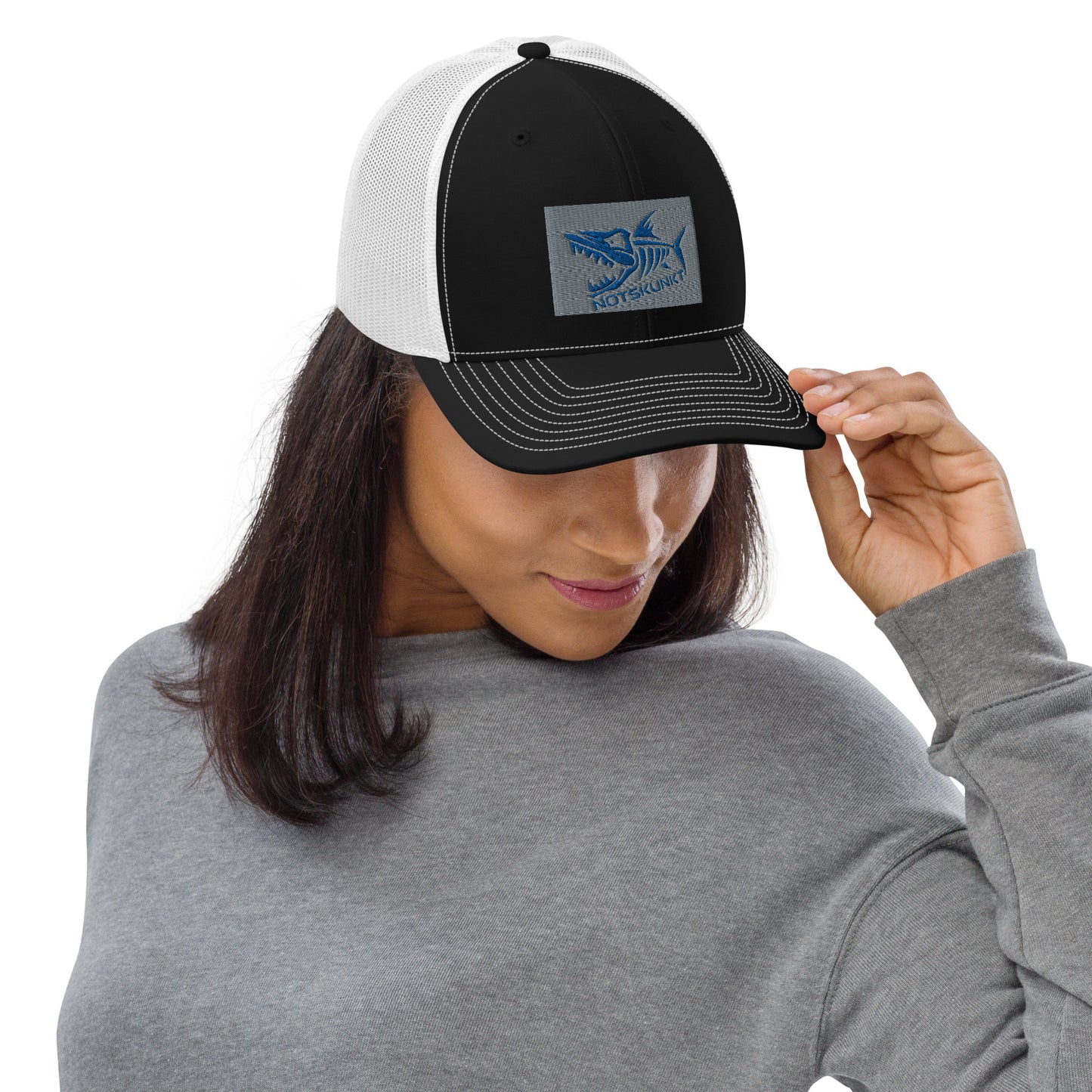 Trucker Cap Fish Logo