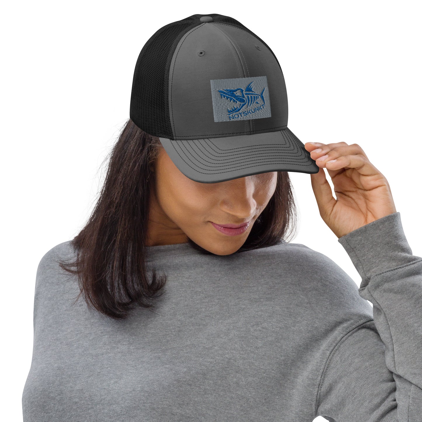 Trucker Cap Fish Logo