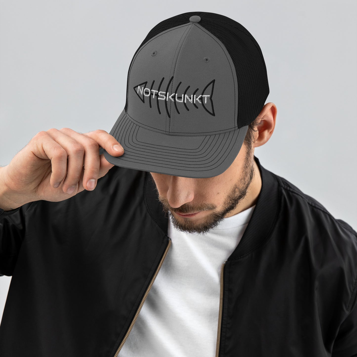 Richardson Trucker Cap Black Logo