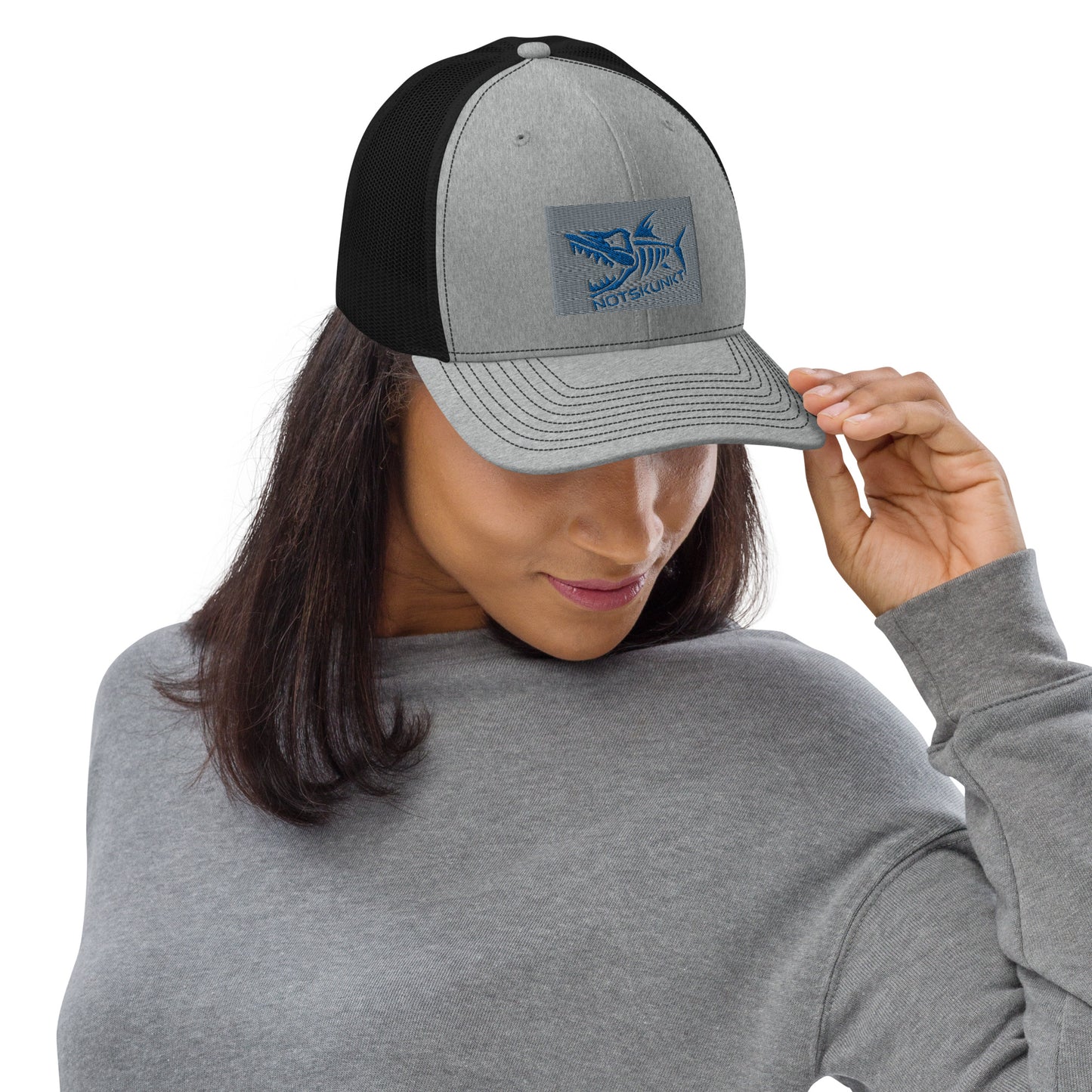 Trucker Cap Fish Logo