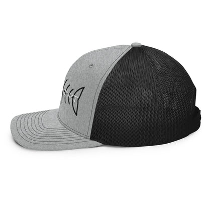 Richardson Trucker Cap Black Logo