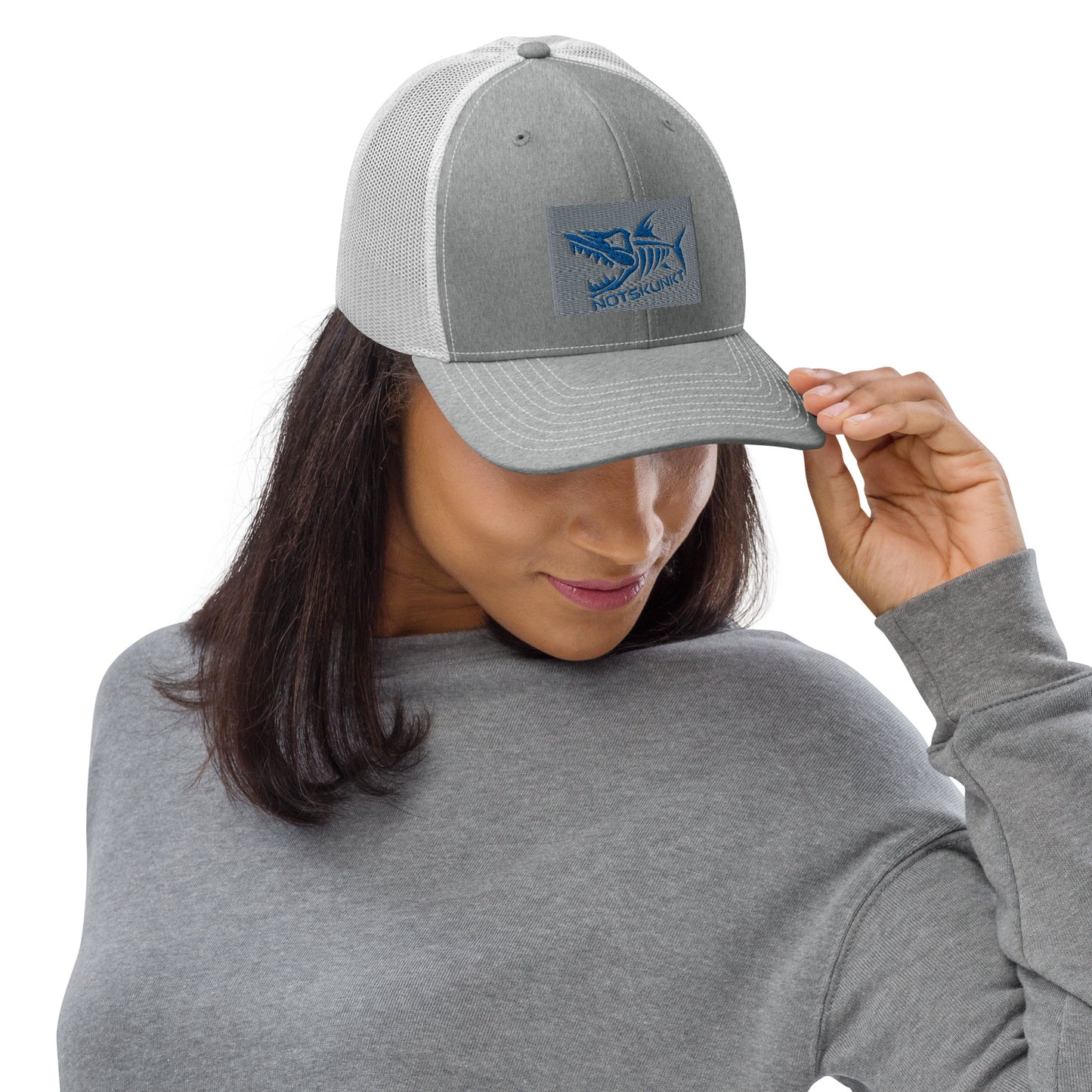 Trucker Cap Fish Logo