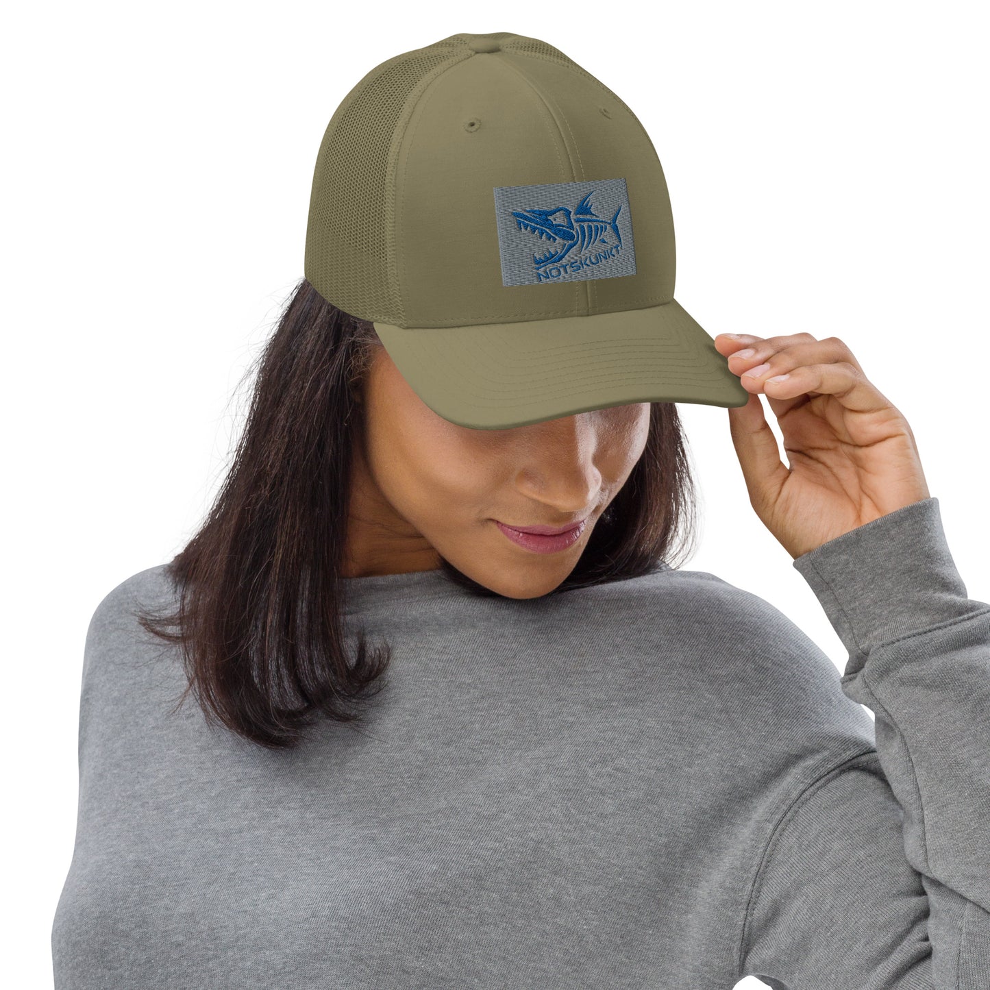 Trucker Cap Fish Logo