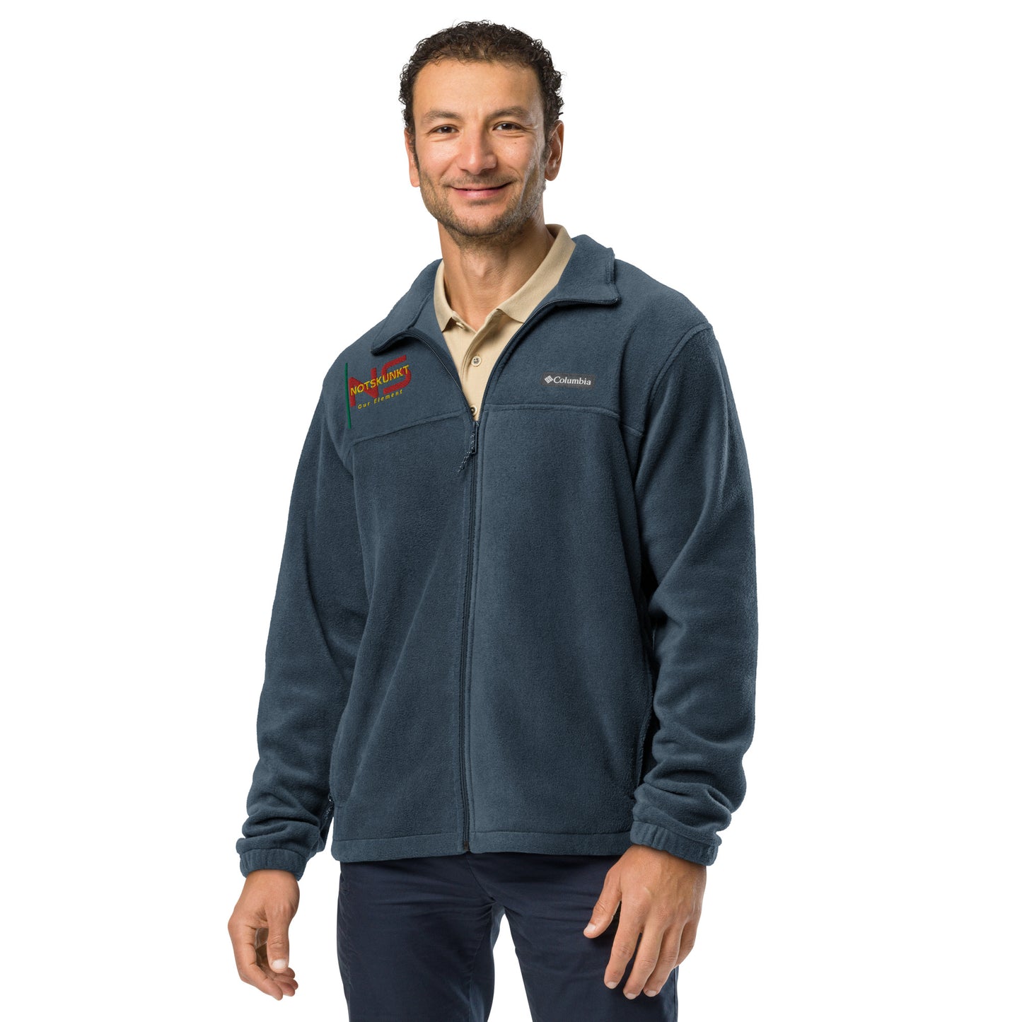 Unisex Columbia Embroidered Fleece Jacket